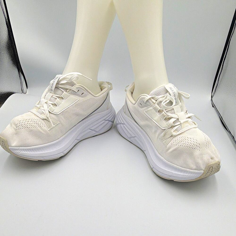 ALLSWIFT Men's White Lace-Up Low Top Athletic Sneakers US 8 EU 39 AWUMRS2507